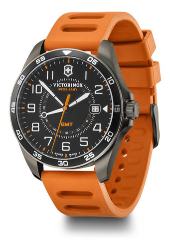 Reloj Fieldforce Sport Gmt Naranjo Victorinox