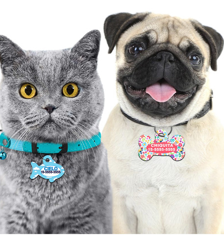 Chapita / Hueso Identificatorio Para Mascotas -perros, Gatos