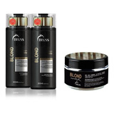 Kit Truss Blond Shampoo + Condicionador + Máscara