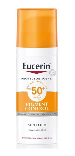 Eucerin Sun Fluid Pigment Control Fps 50+ 50ml