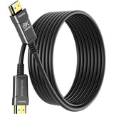 Cable Hdmi De Fibra Óptica 8k De 25 Pies (48 Gbps, Clasifica