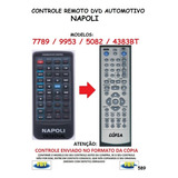 Controle Dvd Automotivo Napoli 7789/9953/5082/4383 Bt Fbt589