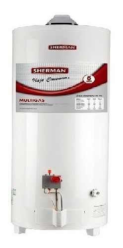 Termotanque Gas Sherman 120 Lts. Carga Suerior