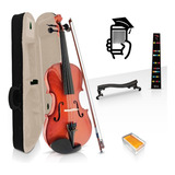 Violin 3/4 Laminado Estudiante  Divarius   Natural Briilo