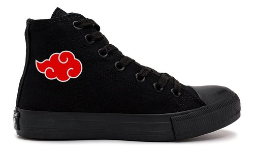 Akatsuki Tênis Star All Black Personalizado Versão Limitada