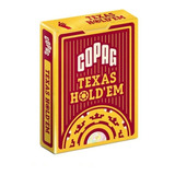 Juego De Cartas Póker Copag Texas Hold'em Color Rojo