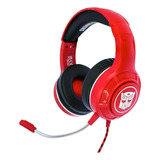 Headset Transformers Pro G4 Gaming Otl Alámbrico Rojo