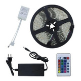 Tira Cinta 300 Led Rgb 5050 5 Metros + Control