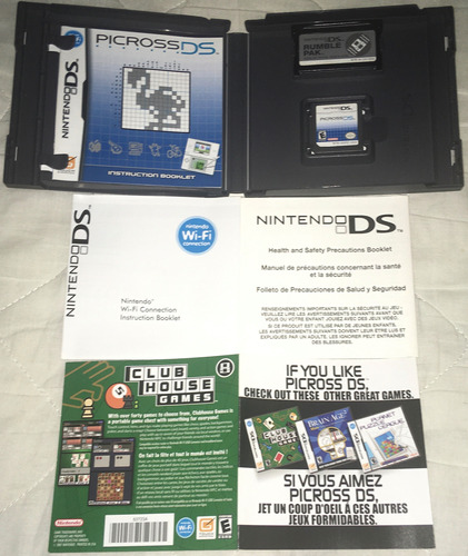 Picross Ds. Nintendo Ds, Dsi, Nintendo 2 Ds Ou Nintendo 3 Ds