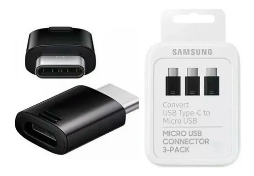 Adaptador Samsung Usb Tipo C A Micro-usb Ee-gn930 X3 Acuario