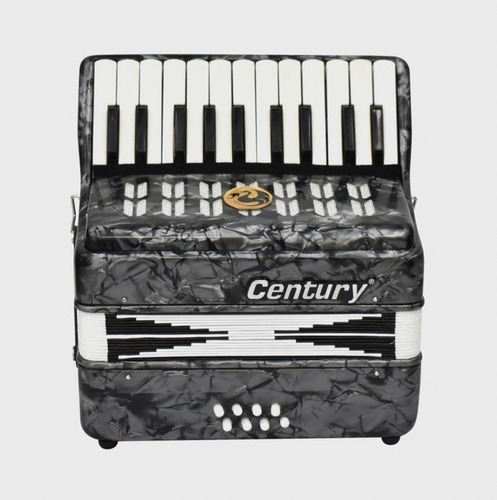 Century Cnac050 Acordeon Junior Gris 22 Teclas 8 Bajos 