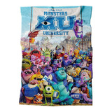 Toalla Premium Grande Y Ligera Para Baño Disney Providencia Color Azul Monsters Inc