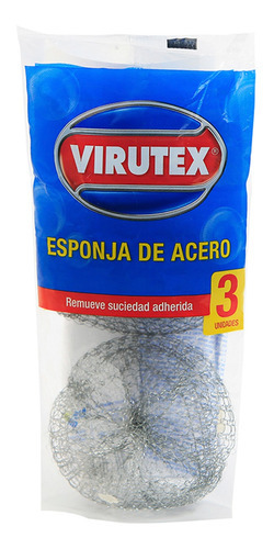 Esponja De Acero X3 Abrasiva Virutex