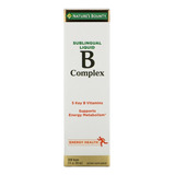 Nature's Bounty Complejo B Líquido Sublingual, Vitaminas B Clave, Además Favorece El Metabolismo De Energía Que  Ofrece Una Ventaja Clara Frente A Los Suplementos Nutricionales Convencionales, 59 Ml.