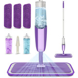 Mopa De Microfibra Con Spray Recargable (violeta, 5 Rep)