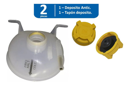 Depocito Anticongelante C/tapon Chevy Todos 1994/2012 Gm Par