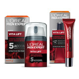 L'oréal Vitalift Men Expert Kit Antifatiga Antiarrugas