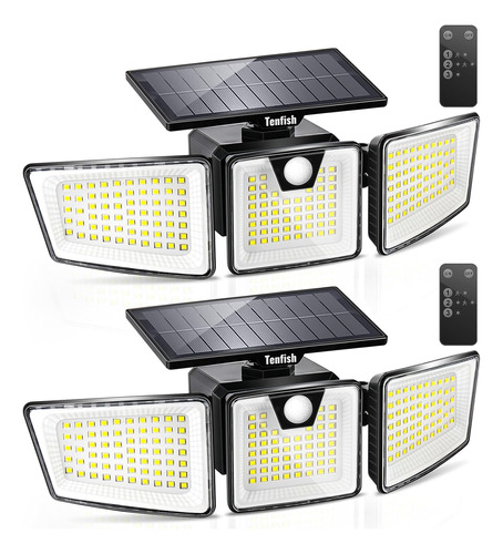 Tenfish Luces Solares Para Exteriores Con 3 Modos De Control