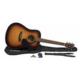 Guitarra Acústica Estándar Yamaha Gigmaker Con Bolsa Sintoni Color Tobacco Sunburst Material Del Diapasón Yamaha Pac Orientación De La Mano Yamaha Pac