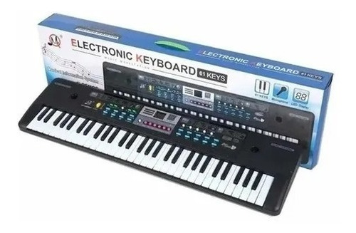 Piano Musical Eléctrico Con Teclado De 61 Teclas Con Salida