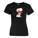 Polera Estampada Mujer Snoopy W