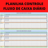 Planilha  Fluxo De Caixa E Balancetes