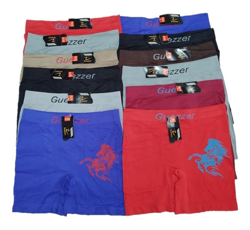 Boxer Caballero Extra Largo 6 Piezas Lycra Unitalla