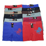 Boxer Caballero Extra Largo 6 Piezas Lycra Unitalla