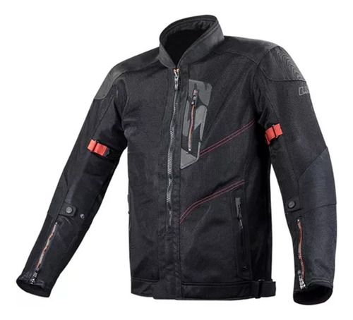 Campera Moto Con Protecciones Ls2 Alba Negro Um