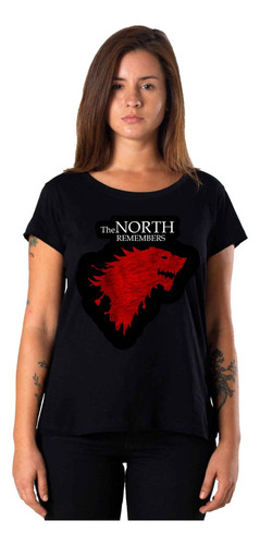 Remeras Mujer Game Of Thrones Stark |de Hoy No Pasa| 3 V