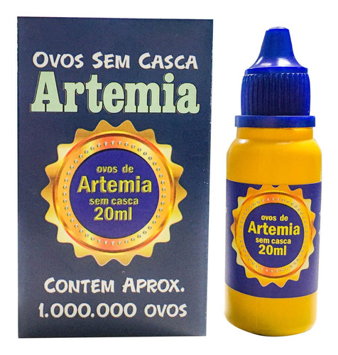 Artemias Ovos Sem Casca Para Alevinos Maramar 20ml