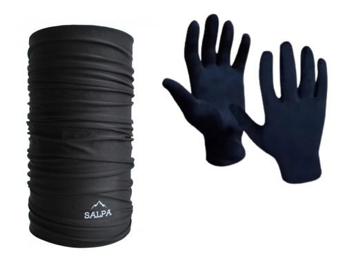 Combo Invierno!!! Cuello Multiuso Black + Guantes Térmicos