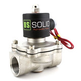 1  El Agua De La Válvula Solenoide De Acero Inoxidable 24v A