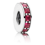 Pandora Charm 791724sru Eternity Synthetic Ruby Spacer