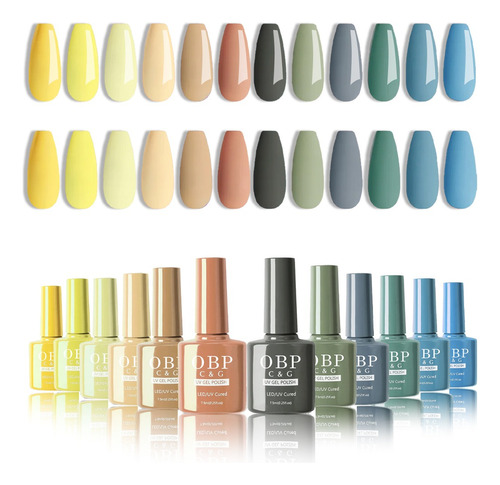 Gama De 12 Gel Esmalte Semi Permanente  Obp F