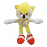 Peluche Super Sonic Sonic The Hedgedog Hermoso! Importado
