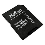 Adaptador Cartão De Memória Netac Micro Sd Para Sd Preto