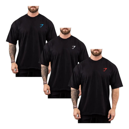 Paquete De 3 Piezas Oversized Gymshark Hombre