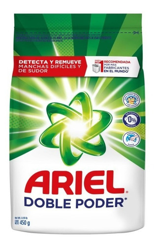 Detergente Ariel En Polvo 450 Gr Original