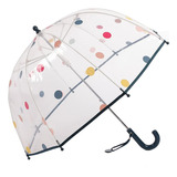 Threeh Paraguas De Burbuja Transparente Para Niños Diseño De