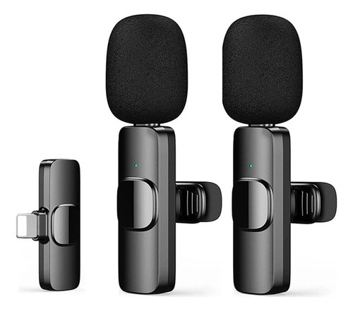 2 Pack Micrófono De Solapa Usb C Inalámbrico Lav Mic