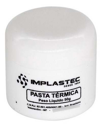 Pasta Térmica Implastec Pote 50g