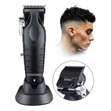 Máquina De Cortar Cabelo Sem Fio Profissional Kemei Km-2296 Cor Preto