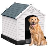 Large Outdoor Plastic Dog House Indoor Puppy Shelter Pet Eem