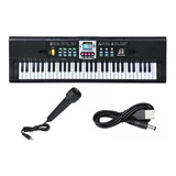 2 Teclado Usb Portátil De 61 Teclas Instrumentos De Música