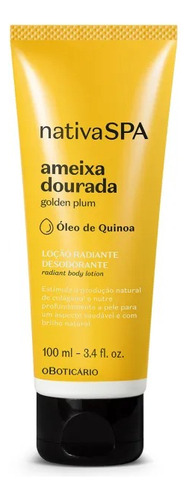 Loção Radiante Corporal Nativa Spa Ameixa Dourada 100ml