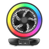 Altavoz Bluetooth Con Ventilador Rgb Multifuncional 3 En 1 A