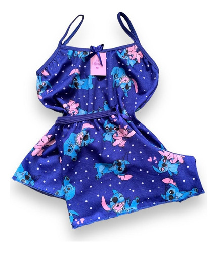 Pijama Short Doll Baby Doll Adulto Personagens