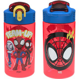Zak Designs Marvel Spider-man Botella De Agua Para Niños Con