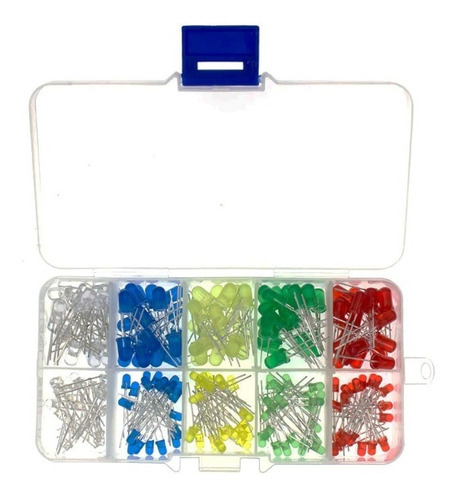 Kit De Leds Difusos 3mm Y 5mm 200 Piezas